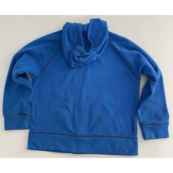 The North Face Polartec Classic Boys Small 7/8yrs Hooded Fleece Blue Zip Jacket - Picture 5 of 13